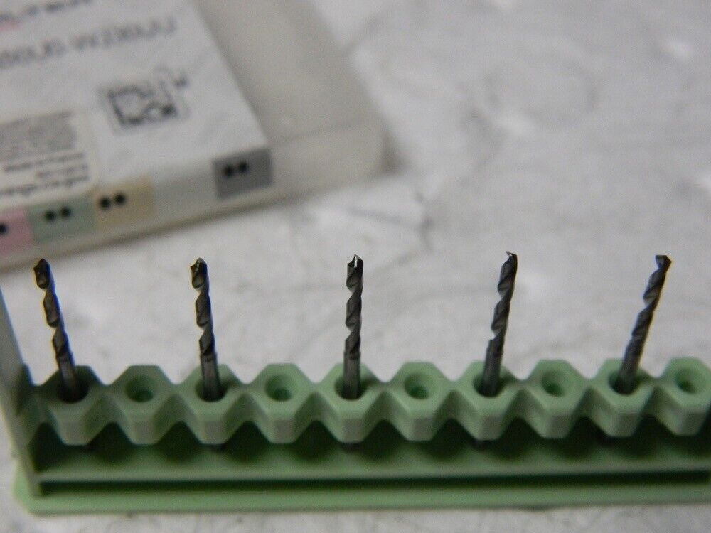 5倍径0.95毫米微孔整体合金钻头DB1